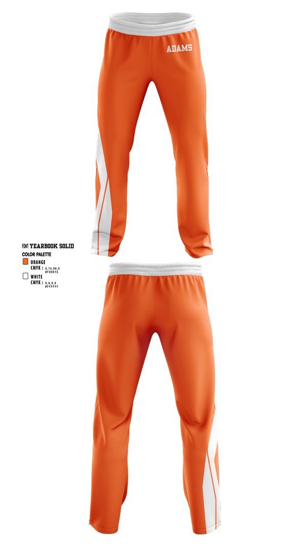 Sweatpants, Adams, Football, Teamtime, Team time, sublimation, custom sports apparel, team uniforms, spirit wear, spiritwear, sports uniforms, custom shirts, team store, custom team store, fundraiser sports, apparel fundraiser