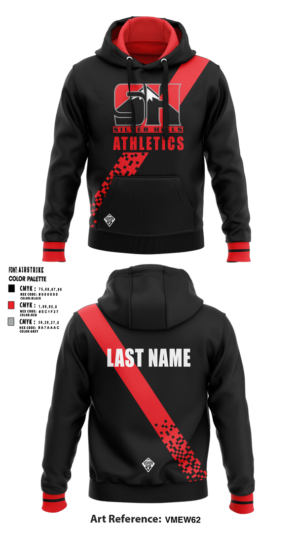 Hoodie, Silver Hills MS, , Teamtime, Team time, sublimation, custom sports apparel, team uniforms, spirit wear, spiritwear, sports uniforms, custom shirts, team store, custom team store, fundraiser sports, apparel fundraiser