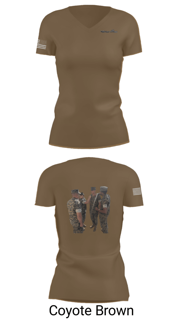 Women's Short Sleeve Vneck Shirt, 11Th MAR REG, Marines, Teamtime, Team time, sublimation, custom sports apparel, team uniforms, spirit wear, spiritwear, sports uniforms, custom shirts, team store, custom team store, fundraiser sports, apparel fundraiser