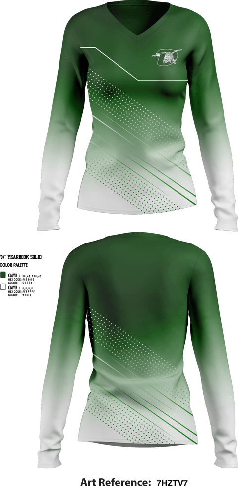 Women's Long Sleeve Vneck Shirt, De Soto High School Volleyball, Women's Volleyball, Teamtime, Team time, sublimation, custom sports apparel, team uniforms, spirit wear, spiritwear, sports uniforms, custom shirts, team store, custom team store, fundraiser sports, apparel fundraiser