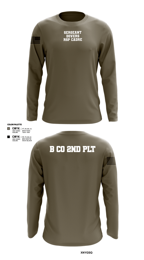 Long Sleeve Performance Shirt, B CO 2nd PLT, National Guard, Teamtime, Team time, sublimation, custom sports apparel, team uniforms, spirit wear, spiritwear, sports uniforms, custom shirts, team store, custom team store, fundraiser sports, apparel fundraiser