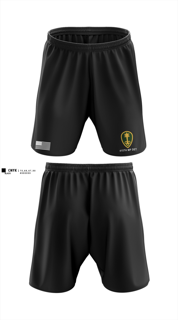 Athletic Shorts With Pockets, 415th MP DET, Army, Teamtime, Team time, sublimation, custom sports apparel, team uniforms, spirit wear, spiritwear, sports uniforms, custom shirts, team store, custom team store, fundraiser sports, apparel fundraiser