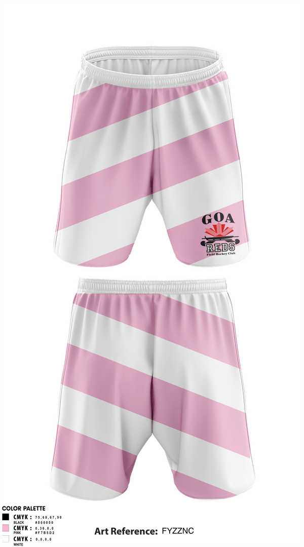 Athletic Shorts With Pockets, GOA Reds Field Hockey, Field Hockey, Teamtime, Team time, sublimation, custom sports apparel, team uniforms, spirit wear, spiritwear, sports uniforms, custom shirts, team store, custom team store, fundraiser sports, apparel fundraiser