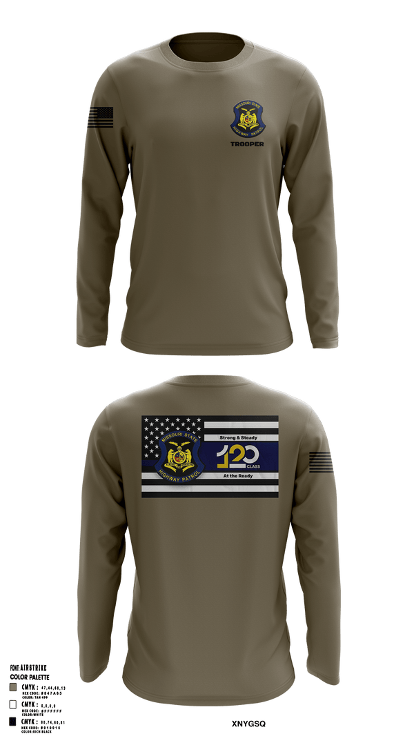 Long Sleeve Performance Shirt, MSHP Class 120, Police, Teamtime, Team time, sublimation, custom sports apparel, team uniforms, spirit wear, spiritwear, sports uniforms, custom shirts, team store, custom team store, fundraiser sports, apparel fundraiser