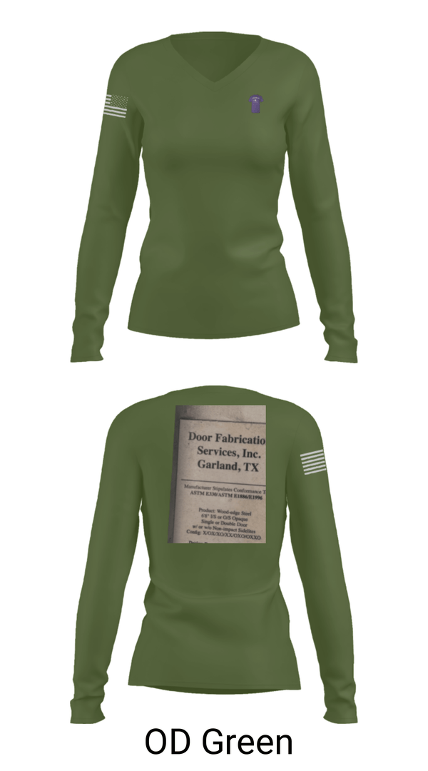 Women's Long Sleeve Vneck Shirt, 526th TFS, , Teamtime, Team time, sublimation, custom sports apparel, team uniforms, spirit wear, spiritwear, sports uniforms, custom shirts, team store, custom team store, fundraiser sports, apparel fundraiser