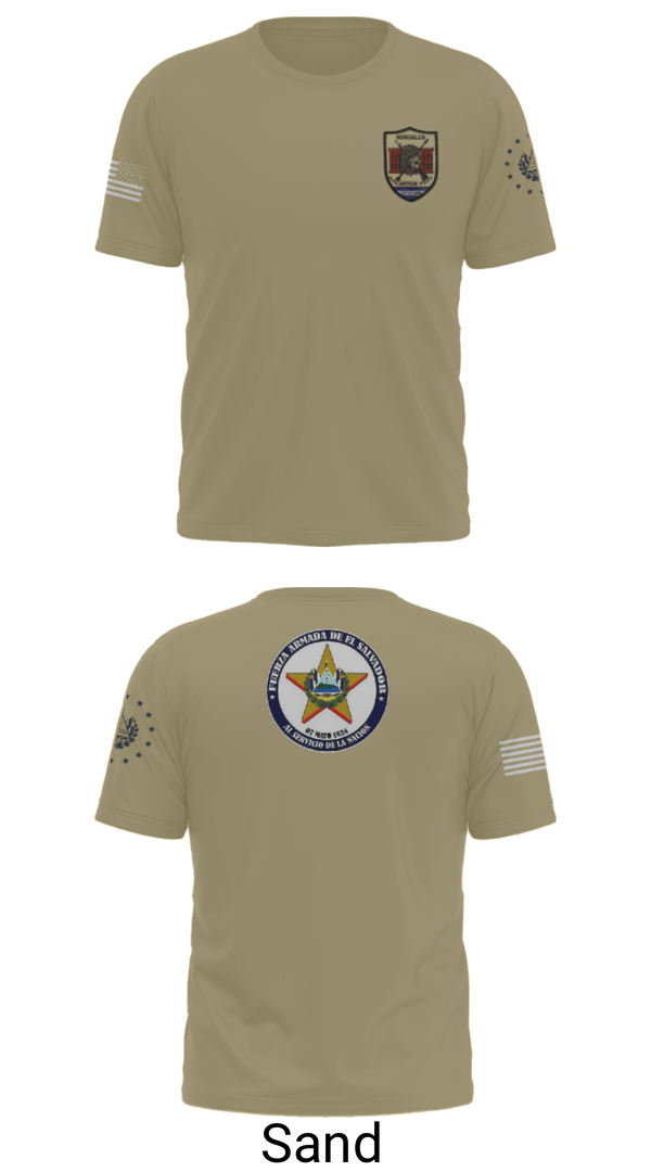 Old School Cotton Feel Shirt, Battallion Nonualco, Army, Teamtime, Team time, sublimation, custom sports apparel, team uniforms, spirit wear, spiritwear, sports uniforms, custom shirts, team store, custom team store, fundraiser sports, apparel fundraiser