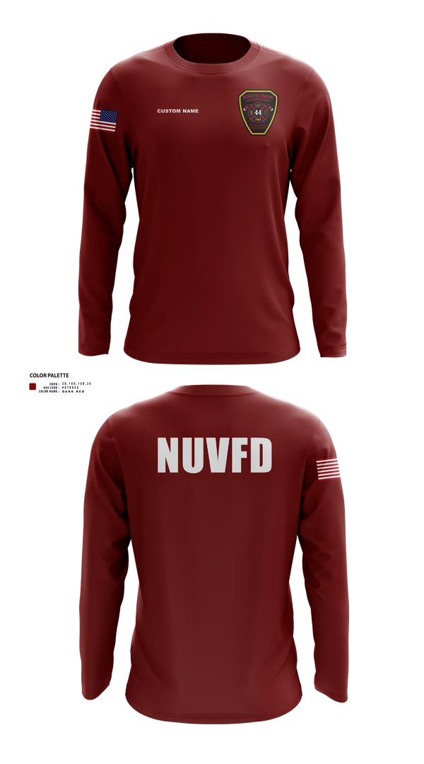 North Union TWP VFD Long Sleeve Performance Shirt 40