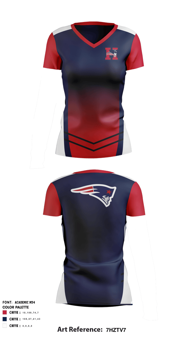 Women's Short Sleeve Vneck Shirt, Heritage High School Volleyball, Women's Volleyball, Teamtime, Team time, sublimation, custom sports apparel, team uniforms, spirit wear, spiritwear, sports uniforms, custom shirts, team store, custom team store, fundraiser sports, apparel fundraiser