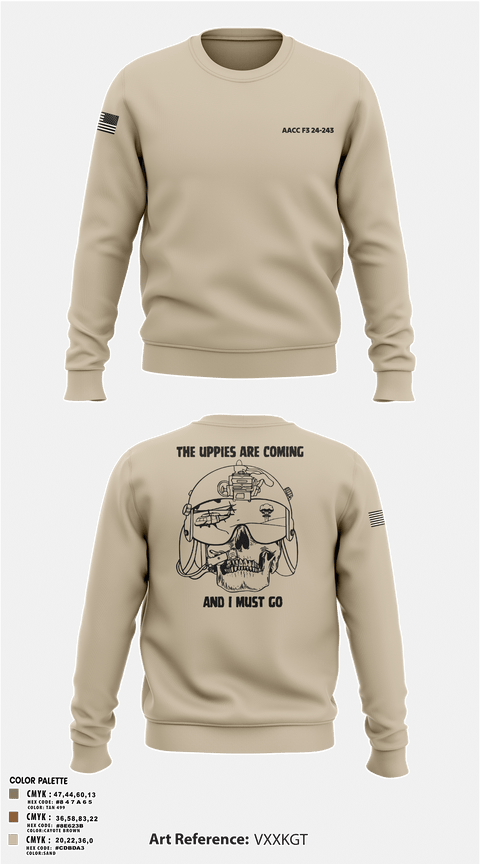 Crew Neck Sweatshirt, 42D FRSDAACC, Army, Teamtime, Team time, sublimation, custom sports apparel, team uniforms, spirit wear, spiritwear, sports uniforms, custom shirts, team store, custom team store, fundraiser sports, apparel fundraiser
