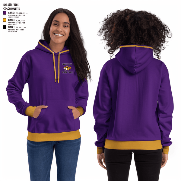 Hoodie, Westgate High School Volleyball, Women's Volleyball, Teamtime, Team time, sublimation, custom sports apparel, team uniforms, spirit wear, spiritwear, sports uniforms, custom shirts, team store, custom team store, fundraiser sports, apparel fundraiser