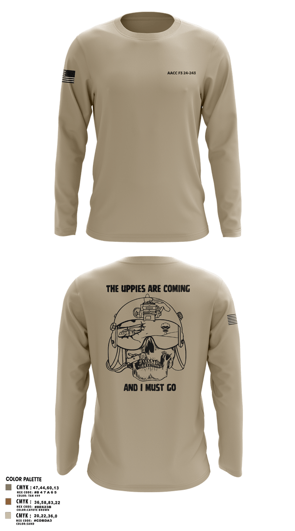 Long Sleeve Performance Shirt, 42D FRSDAACC, Army, Teamtime, Team time, sublimation, custom sports apparel, team uniforms, spirit wear, spiritwear, sports uniforms, custom shirts, team store, custom team store, fundraiser sports, apparel fundraiser