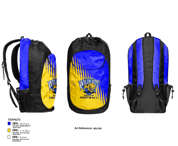 Gear Bag, Brawley Youth Football and Cheer, Football, Teamtime, Team time, sublimation, custom sports apparel, team uniforms, spirit wear, spiritwear, sports uniforms, custom shirts, team store, custom team store, fundraiser sports, apparel fundraiser