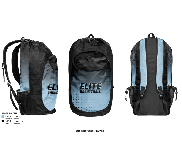 Gear Bag, Elite, Men's Basketball, Teamtime, Team time, sublimation, custom sports apparel, team uniforms, spirit wear, spiritwear, sports uniforms, custom shirts, team store, custom team store, fundraiser sports, apparel fundraiser