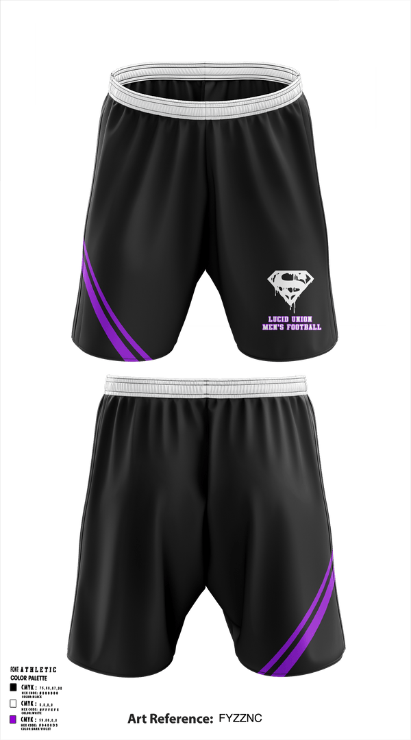 Athletic Shorts With Pockets, Lucid union, Football, Teamtime, Team time, sublimation, custom sports apparel, team uniforms, spirit wear, spiritwear, sports uniforms, custom shirts, team store, custom team store, fundraiser sports, apparel fundraiser