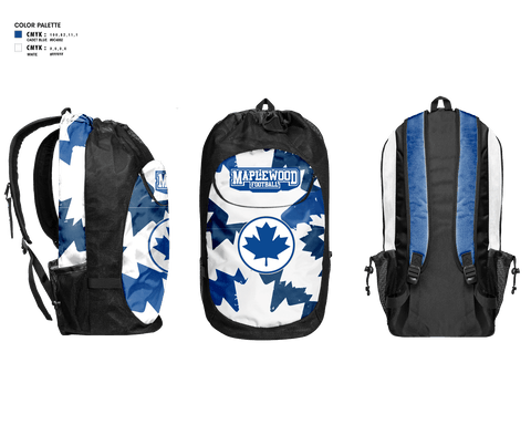 Gear Bag, Maplewood Football, Football, Teamtime, Team time, sublimation, custom sports apparel, team uniforms, spirit wear, spiritwear, sports uniforms, custom shirts, team store, custom team store, fundraiser sports, apparel fundraiser