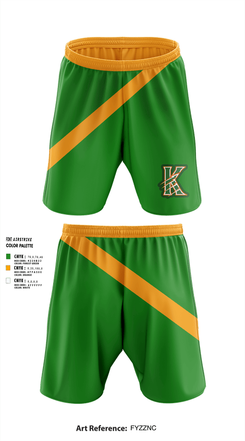 Athletic Shorts With Pockets, Kentland, Football, Teamtime, Team time, sublimation, custom sports apparel, team uniforms, spirit wear, spiritwear, sports uniforms, custom shirts, team store, custom team store, fundraiser sports, apparel fundraiser