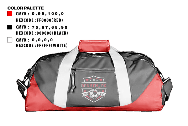 Duffle Bag, DENDEN, Men's Soccer, Teamtime, Team time, sublimation, custom sports apparel, team uniforms, spirit wear, spiritwear, sports uniforms, custom shirts, team store, custom team store, fundraiser sports, apparel fundraiser