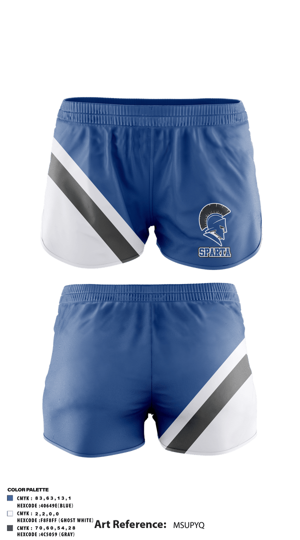 Track Shorts, Sparta, Track & Field, Teamtime, Team time, sublimation, custom sports apparel, team uniforms, spirit wear, spiritwear, sports uniforms, custom shirts, team store, custom team store, fundraiser sports, apparel fundraiser