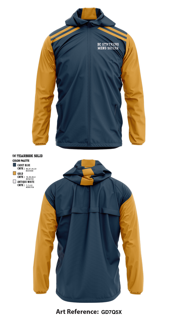 Windbreaker, BC Strykers, Men's Soccer, Teamtime, Team time, sublimation, custom sports apparel, team uniforms, spirit wear, spiritwear, sports uniforms, custom shirts, team store, custom team store, fundraiser sports, apparel fundraiser