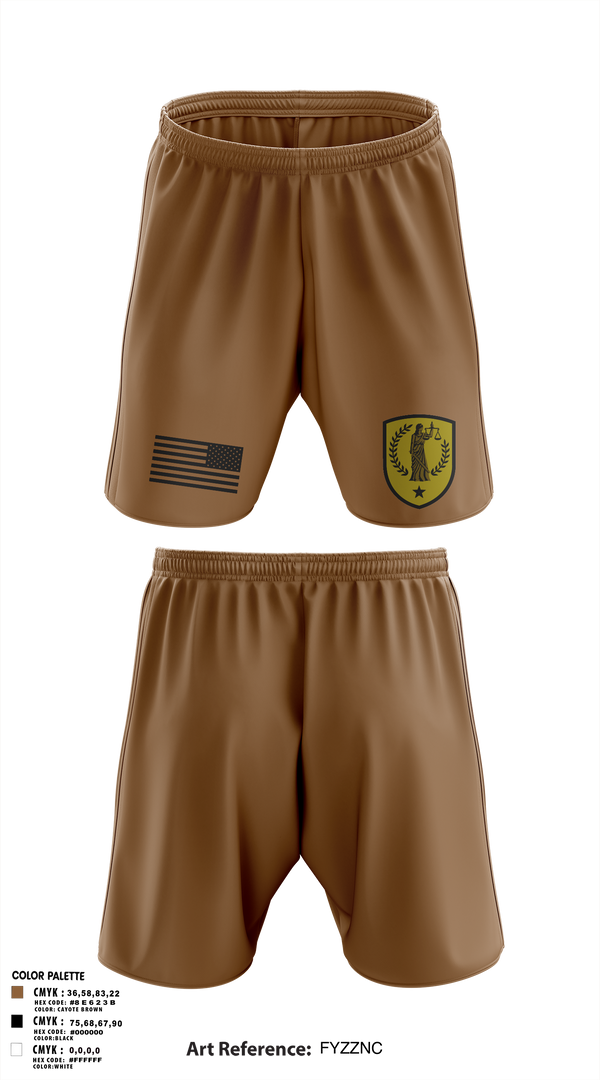 Athletic Shorts With Pockets, Fort Campbell & Redstone Arsenal - Office of Special Trial Counsel, , Teamtime, Team time, sublimation, custom sports apparel, team uniforms, spirit wear, spiritwear, sports uniforms, custom shirts, team store, custom team store, fundraiser sports, apparel fundraiser