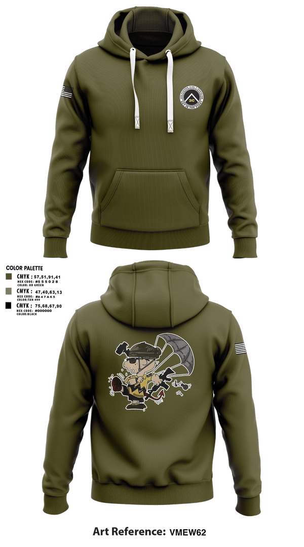 Hoodie, 3rd Platoon, CCo, 1-508th PIR, , Teamtime, Team time, sublimation, custom sports apparel, team uniforms, spirit wear, spiritwear, sports uniforms, custom shirts, team store, custom team store, fundraiser sports, apparel fundraiser