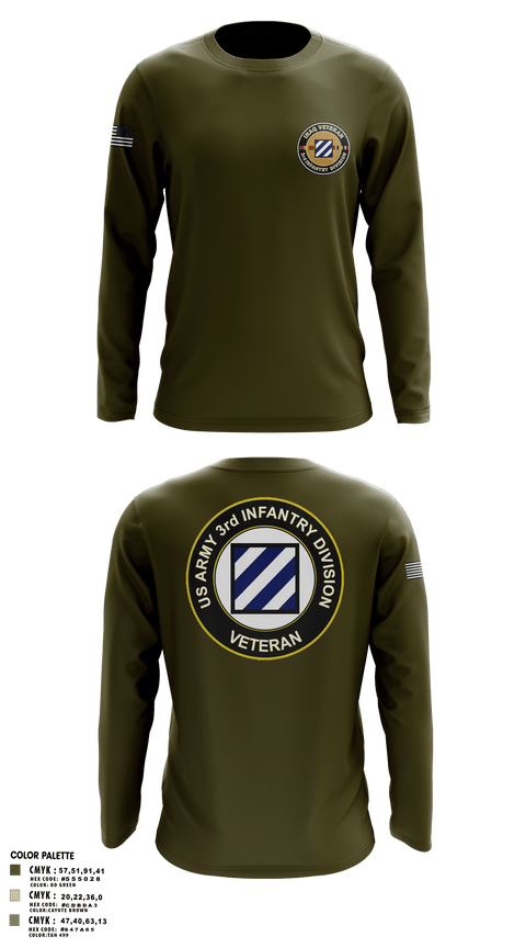 Long Sleeve Performance Shirt, 1st Armored Brigade Combat Team, Army, Teamtime, Team time, sublimation, custom sports apparel, team uniforms, spirit wear, spiritwear, sports uniforms, custom shirts, team store, custom team store, fundraiser sports, apparel fundraiser
