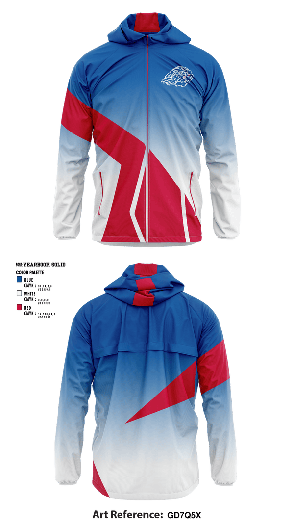 Windbreaker, Peachtree Ridge Youth Athletic Association, Football, Teamtime, Team time, sublimation, custom sports apparel, team uniforms, spirit wear, spiritwear, sports uniforms, custom shirts, team store, custom team store, fundraiser sports, apparel fundraiser