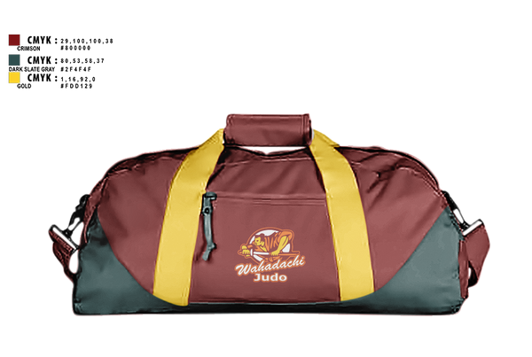 Duffle Bag, Wahadachi Judo, , Teamtime, Team time, sublimation, custom sports apparel, team uniforms, spirit wear, spiritwear, sports uniforms, custom shirts, team store, custom team store, fundraiser sports, apparel fundraiser