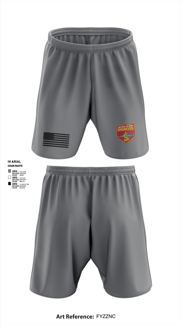 Athletic Shorts With Pockets, USS COOK FF-1083, Navy, Teamtime, Team time, sublimation, custom sports apparel, team uniforms, spirit wear, spiritwear, sports uniforms, custom shirts, team store, custom team store, fundraiser sports, apparel fundraiser