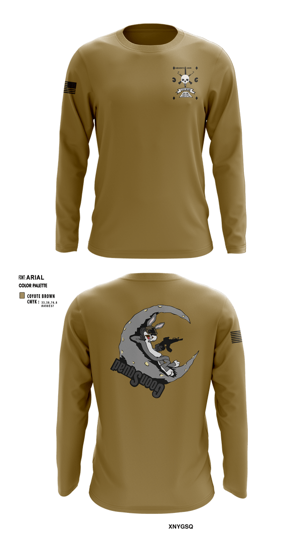 Long Sleeve Performance Shirt, 1-181 INF Goon Squad, , Teamtime, Team time, sublimation, custom sports apparel, team uniforms, spirit wear, spiritwear, sports uniforms, custom shirts, team store, custom team store, fundraiser sports, apparel fundraiser
