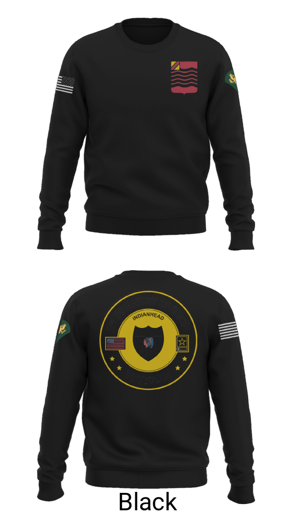 Crew Neck Sweatshirt, 1st Battalion 15th Field Artillery, Army, Teamtime, Team time, sublimation, custom sports apparel, team uniforms, spirit wear, spiritwear, sports uniforms, custom shirts, team store, custom team store, fundraiser sports, apparel fundraiser