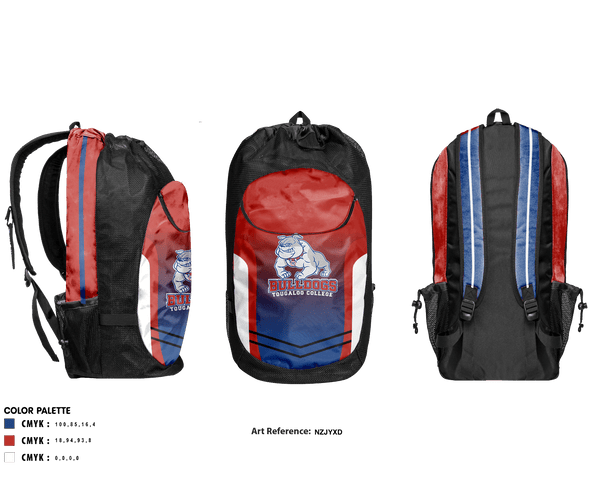 Gear Bag, Tougaloo College Volleyball, Women's Volleyball, Teamtime, Team time, sublimation, custom sports apparel, team uniforms, spirit wear, spiritwear, sports uniforms, custom shirts, team store, custom team store, fundraiser sports, apparel fundraiser