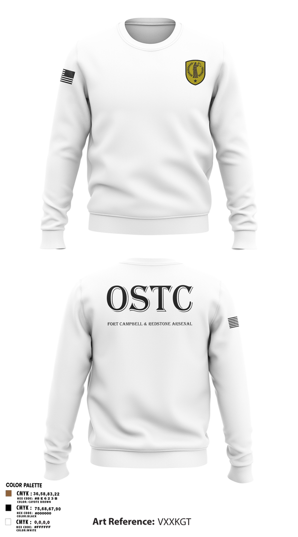 Crew Neck Sweatshirt, Fort Campbell & Redstone Arsenal - Office of Special Trial Counsel, , Teamtime, Team time, sublimation, custom sports apparel, team uniforms, spirit wear, spiritwear, sports uniforms, custom shirts, team store, custom team store, fundraiser sports, apparel fundraiser