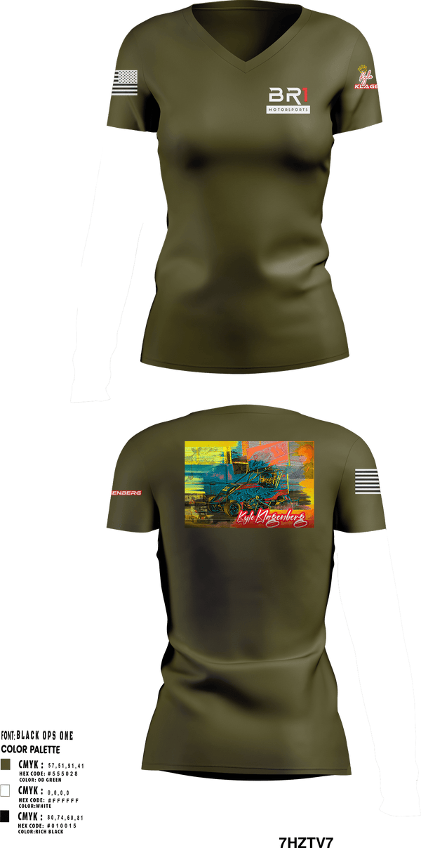 Women's Short Sleeve Vneck Shirt, BR1 MotorsportsBR1 Motorsports, , Teamtime, Team time, sublimation, custom sports apparel, team uniforms, spirit wear, spiritwear, sports uniforms, custom shirts, team store, custom team store, fundraiser sports, apparel fundraiser