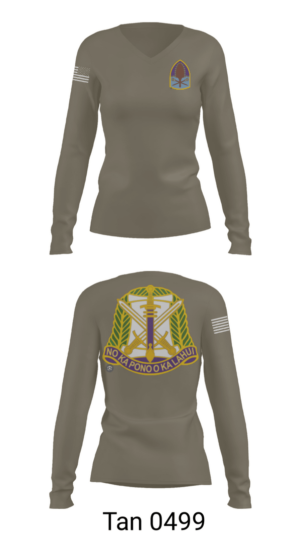 Women's Long Sleeve Vneck Shirt, , Army, Teamtime, Team time, sublimation, custom sports apparel, team uniforms, spirit wear, spiritwear, sports uniforms, custom shirts, team store, custom team store, fundraiser sports, apparel fundraiser