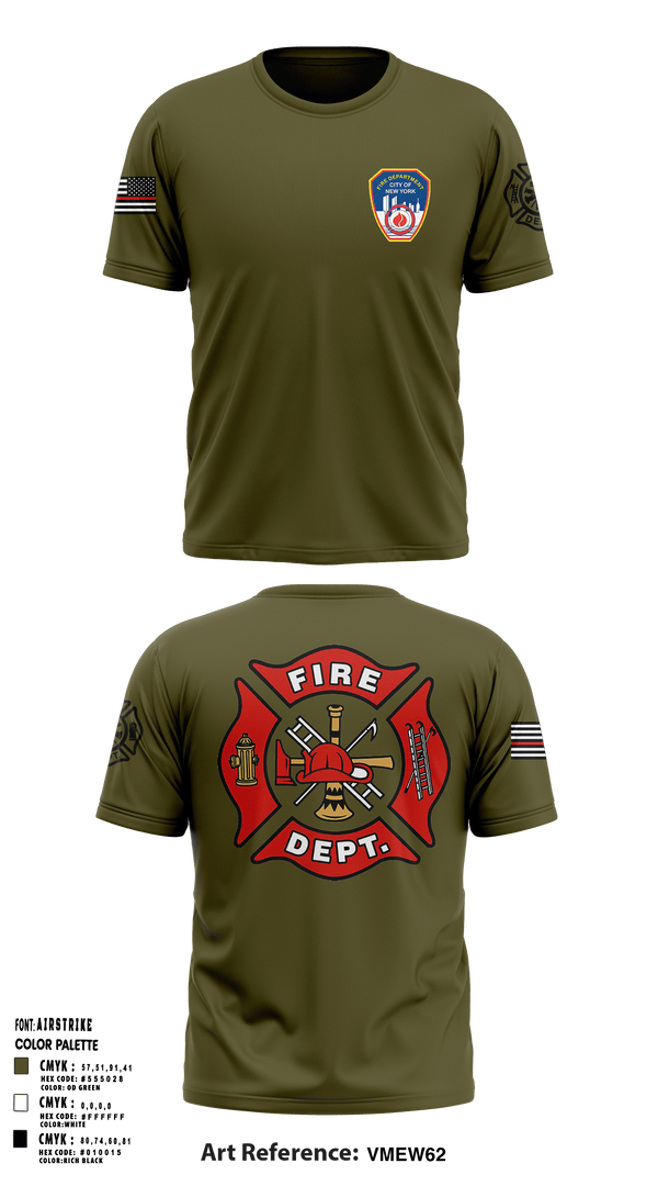 Old School Cotton Feel Shirt, Fire Department Of New York, Fire Department, Teamtime, Team time, sublimation, custom sports apparel, team uniforms, spirit wear, spiritwear, sports uniforms, custom shirts, team store, custom team store, fundraiser sports, apparel fundraiser