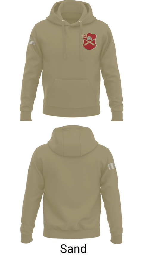 Hoodie, Bravo Battery, 6th Battalion, 10th Field Artillery, , Teamtime, Team time, sublimation, custom sports apparel, team uniforms, spirit wear, spiritwear, sports uniforms, custom shirts, team store, custom team store, fundraiser sports, apparel fundraiser