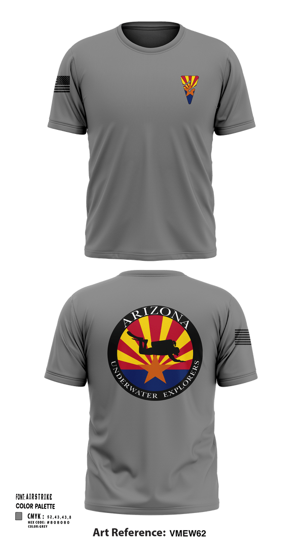 Short Sleeve Performance Shirt, Arizona Underwater Explorers, Police, Teamtime, Team time, sublimation, custom sports apparel, team uniforms, spirit wear, spiritwear, sports uniforms, custom shirts, team store, custom team store, fundraiser sports, apparel fundraiser