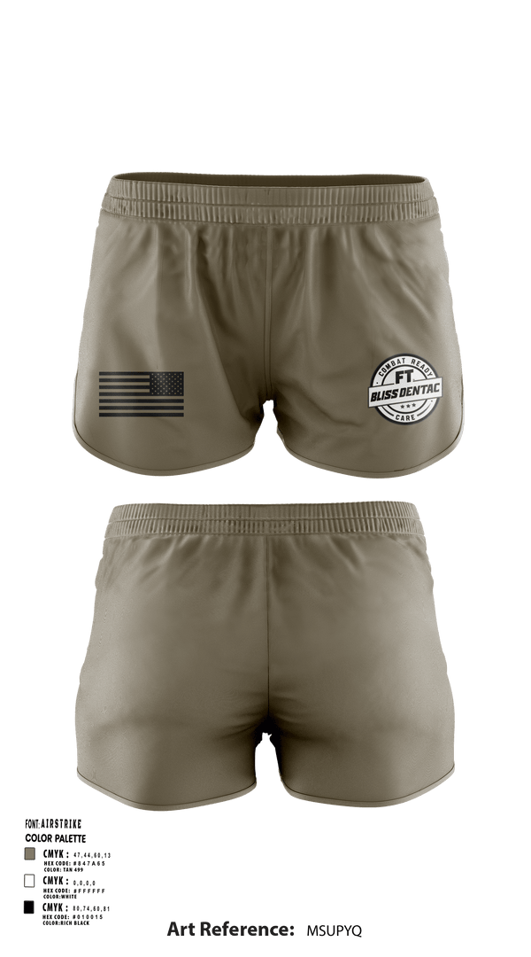 Ranger Panties, Fort Bliss DENTAC, Army, Teamtime, Team time, sublimation, custom sports apparel, team uniforms, spirit wear, spiritwear, sports uniforms, custom shirts, team store, custom team store, fundraiser sports, apparel fundraiser