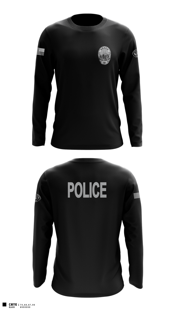 Long Sleeve Performance Shirt, Desert Hot Springs Police Department, Police, Teamtime, Team time, sublimation, custom sports apparel, team uniforms, spirit wear, spiritwear, sports uniforms, custom shirts, team store, custom team store, fundraiser sports, apparel fundraiser