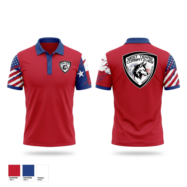 WTXC Fight Club Short Sleeve Performance Polo - 1