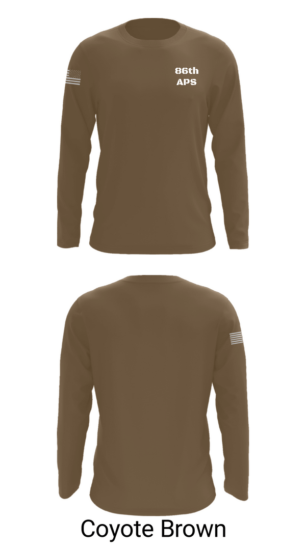 Long Sleeve Performance Shirt, 86th APS, Air Force, Teamtime, Team time, sublimation, custom sports apparel, team uniforms, spirit wear, spiritwear, sports uniforms, custom shirts, team store, custom team store, fundraiser sports, apparel fundraiser