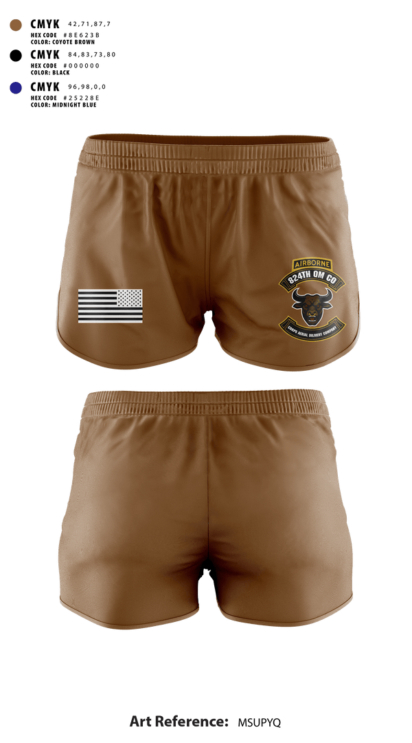 Ranger Panties, 824th QM CO (CADC-A), Army, Teamtime, Team time, sublimation, custom sports apparel, team uniforms, spirit wear, spiritwear, sports uniforms, custom shirts, team store, custom team store, fundraiser sports, apparel fundraiser