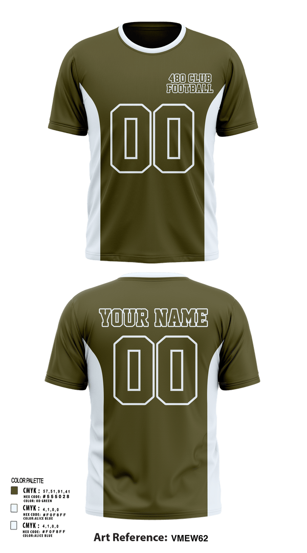 Short Sleeve Performance Shirt, 480 club, Football, Teamtime, Team time, sublimation, custom sports apparel, team uniforms, spirit wear, spiritwear, sports uniforms, custom shirts, team store, custom team store, fundraiser sports, apparel fundraiser