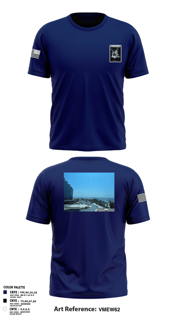 Short Sleeve Performance Shirt, VQ-1, Navy, Teamtime, Team time, sublimation, custom sports apparel, team uniforms, spirit wear, spiritwear, sports uniforms, custom shirts, team store, custom team store, fundraiser sports, apparel fundraiser