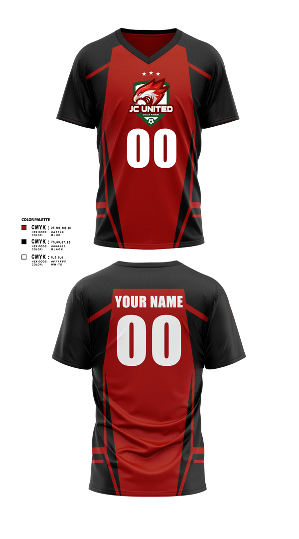 Mens Soccer Jersey, JC United, Men's Soccer, Teamtime, Team time, sublimation, custom sports apparel, team uniforms, spirit wear, spiritwear, sports uniforms, custom shirts, team store, custom team store, fundraiser sports, apparel fundraiser