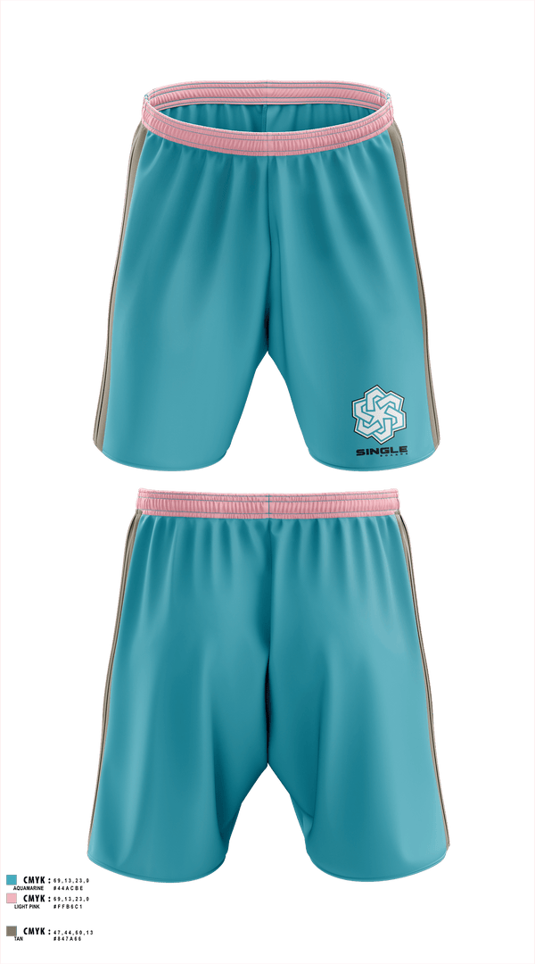Athletic Shorts With Pockets, Single Boards.co, E-Sports, Teamtime, Team time, sublimation, custom sports apparel, team uniforms, spirit wear, spiritwear, sports uniforms, custom shirts, team store, custom team store, fundraiser sports, apparel fundraiser