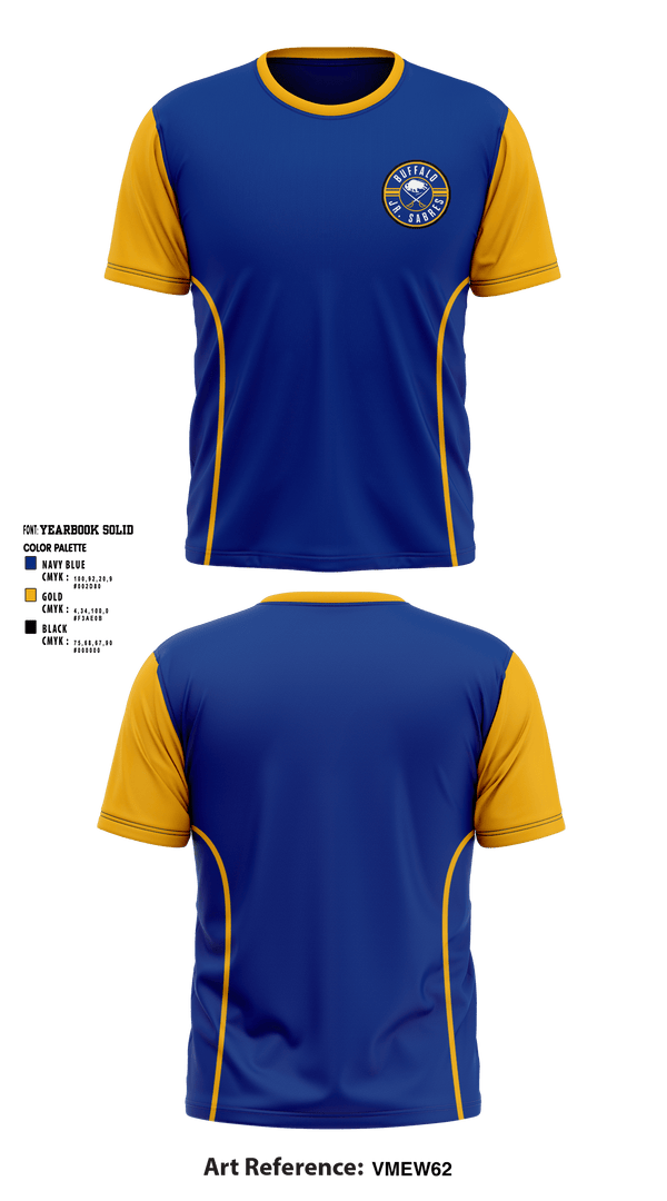 Short Sleeve Performance Shirt, Buffalo jr sabres, Ice Hockey, Teamtime, Team time, sublimation, custom sports apparel, team uniforms, spirit wear, spiritwear, sports uniforms, custom shirts, team store, custom team store, fundraiser sports, apparel fundraiser