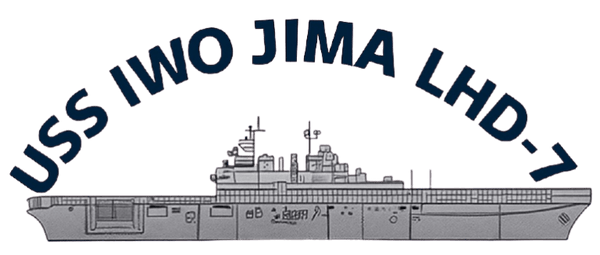 USS IWO JIMA LHD7 FRG Stainless Steel Water Bottle with a Straw Lid