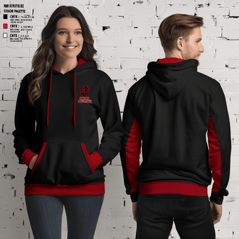 Hoodie, San Jon High School Volleyball, Women's Volleyball, Teamtime, Team time, sublimation, custom sports apparel, team uniforms, spirit wear, spiritwear, sports uniforms, custom shirts, team store, custom team store, fundraiser sports, apparel fundraiser